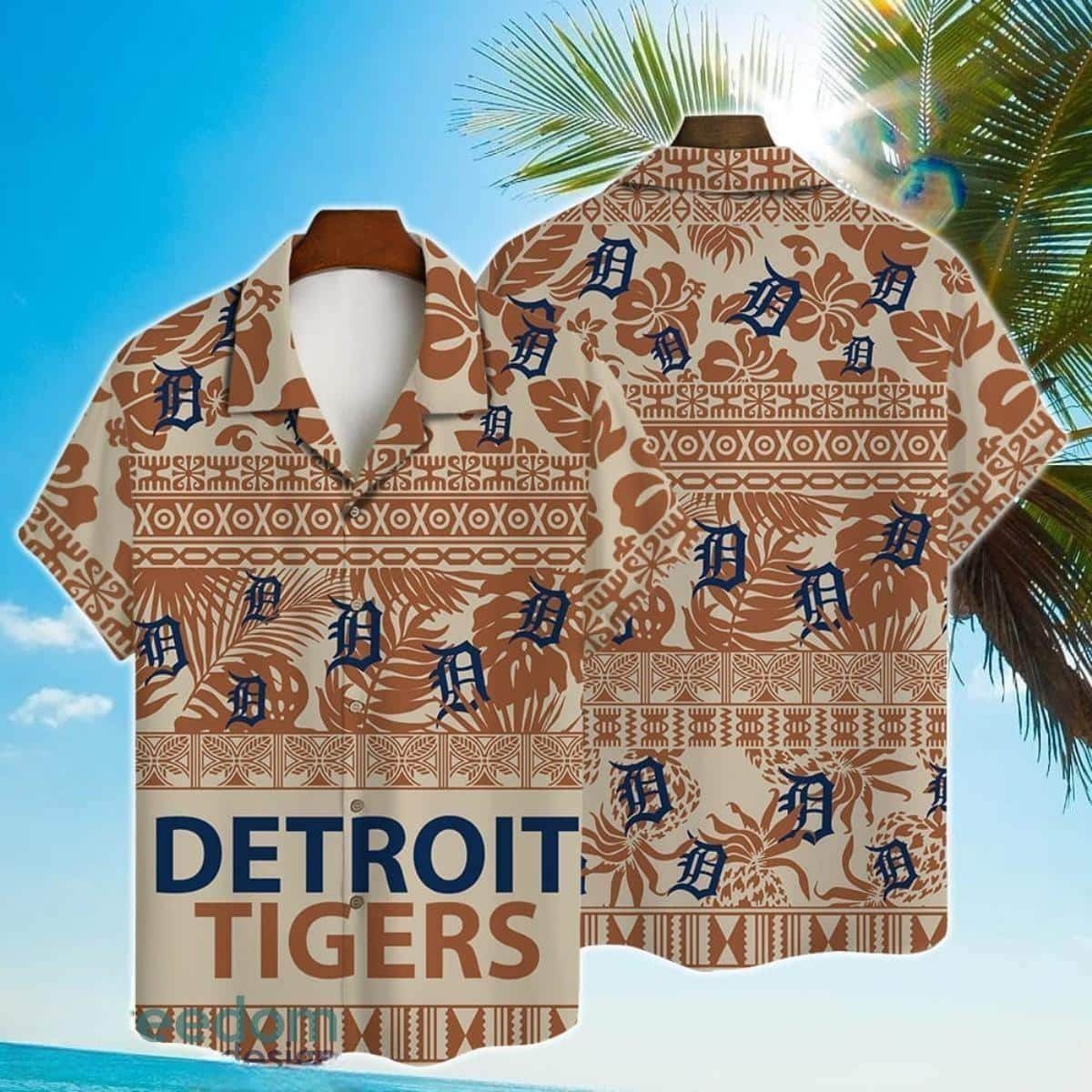 Vintage MLB Detroit Tigers Hawaiian Shirt Aloha Spirit Summer Beach Gift For Relatives And Friends