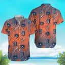 MLB Detroit Tigers Hawaiian Shirt Tropical Palm Trees Baseball Gift For Friends