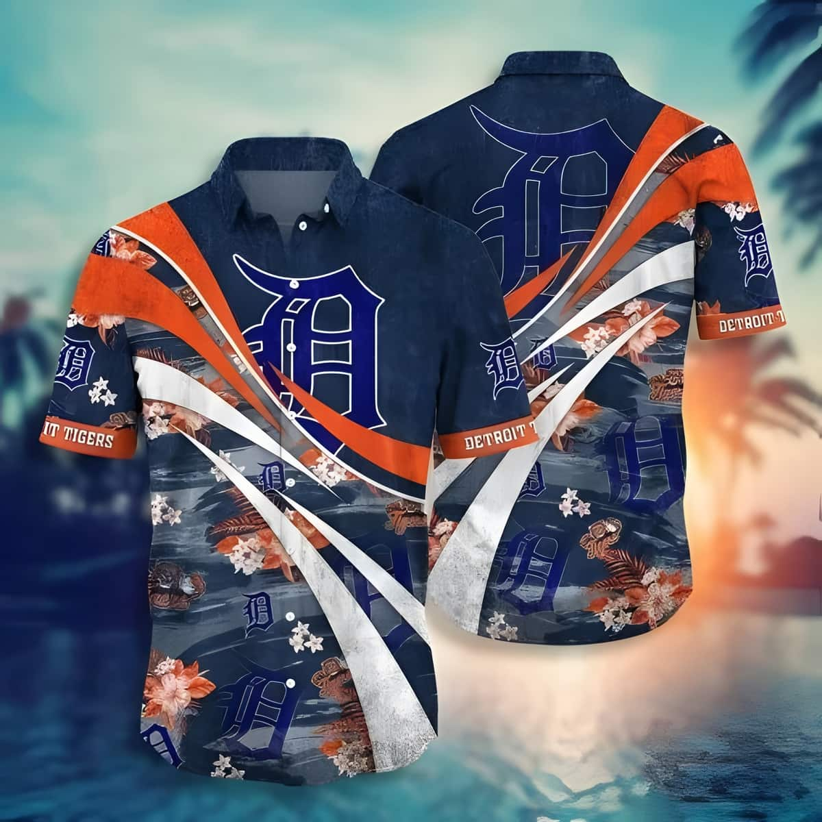 Summer Aloha MLB Detroit Tigers Hawaiian Shirt Tropical Flora Trendy Gift For Baseball Fans