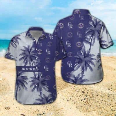 Vintage MLB Colorado Rockies Hawaiian Shirt Palm Trees For Summer Lovers Vintage MLB Colorado Rockies Hawaiian Shirt Palm Trees For Summer Lovers