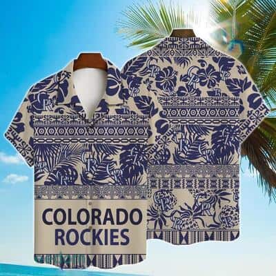 Classic MLB Colorado Rockies Hawaiian Shirt Plants Baseball Fans Gift Classic MLB Colorado Rockies Hawaiian Shirt Plants Baseball Fans Gift