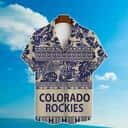 Classic MLB Colorado Rockies Hawaiian Shirt Plants Baseball Fans Gift