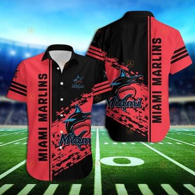 MLB Miami Marlins Hawaiian Shirt Baseball Team Logo Gift For Loyal Fans MLB Miami Marlins Hawaiian Shirt Baseball Team Logo Gift For Loyal Fans