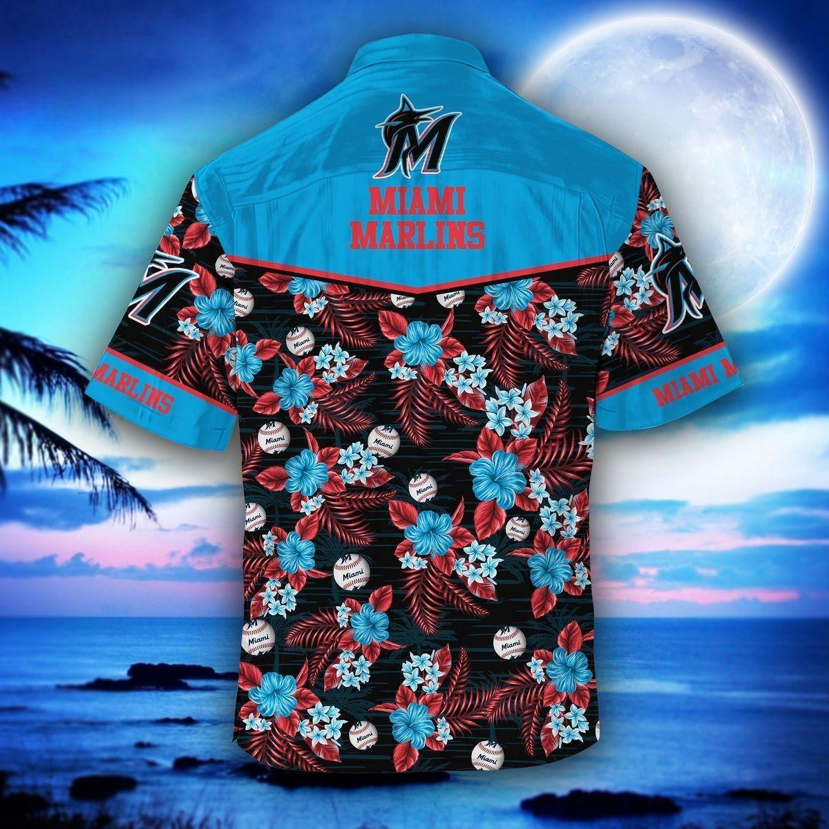 MLB Miami Marlins Hawaiian Shirt Aloha Family Baseball Homerun Team Spirit Summer Gift MLB Miami Marlins Hawaiian Shirt Aloha Family Baseball Homerun Team Spirit Summer Gift