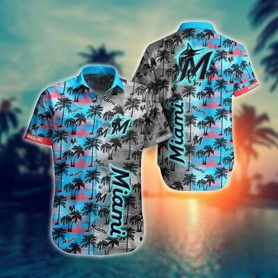 MLB Miami Marlins Hawaiian Shirt Aloha Island Trendy Beach Lovers Gift MLB Miami Marlins Hawaiian Shirt Aloha Island Trendy Beach Lovers Gift