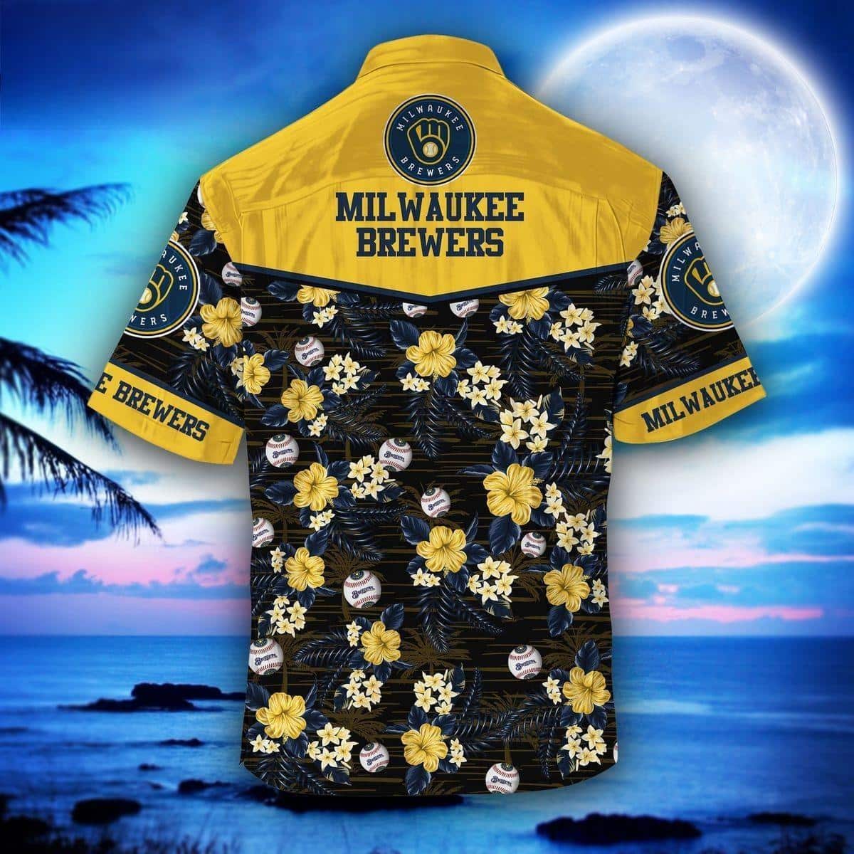 MLB Milwaukee Brewers Hawaiian Shirt Family Baseball Homerun Team Spirit Gift For Beach Lovers MLB Milwaukee Brewers Hawaiian Shirt Family Baseball Homerun Team Spirit Gift For Beach Lovers