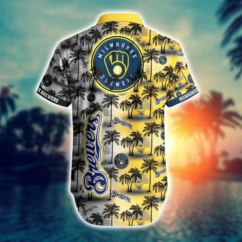 Vintage MLB Milwaukee Brewers Hawaiian Shirt Aloha Flora Gift For Summer Lovers Vintage MLB Milwaukee Brewers Hawaiian Shirt Aloha Flora Gift For Summer Lovers