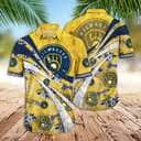 MLB Milwaukee Brewers Hawaiian Shirt Baseball Team Logo Gift For Crazy Fans MLB Milwaukee Brewers Hawaiian Shirt Baseball Team Logo Gift For Crazy Fans
