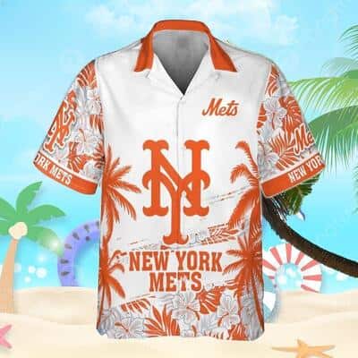 Cool MLB New York Mets Hawaiian Shirt Attractive Orange Tropical Background Patterns Hawaiian Beach Vacation Gift Cool MLB New York Mets Hawaiian Shirt Attractive Orange Tropical Background Patterns Hawaiian Beach Vacation Gift