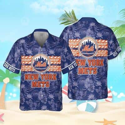 Blue MLB New York Mets Hawaiian Shirt Aloha Summer Gift