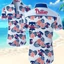 MLB Philadelphia Phillies Hawaiian Shirt Aloha Flora Pattern Trendy Summer Gift MLB Philadelphia Phillies Hawaiian Shirt Aloha Flora Pattern Trendy Summer Gift