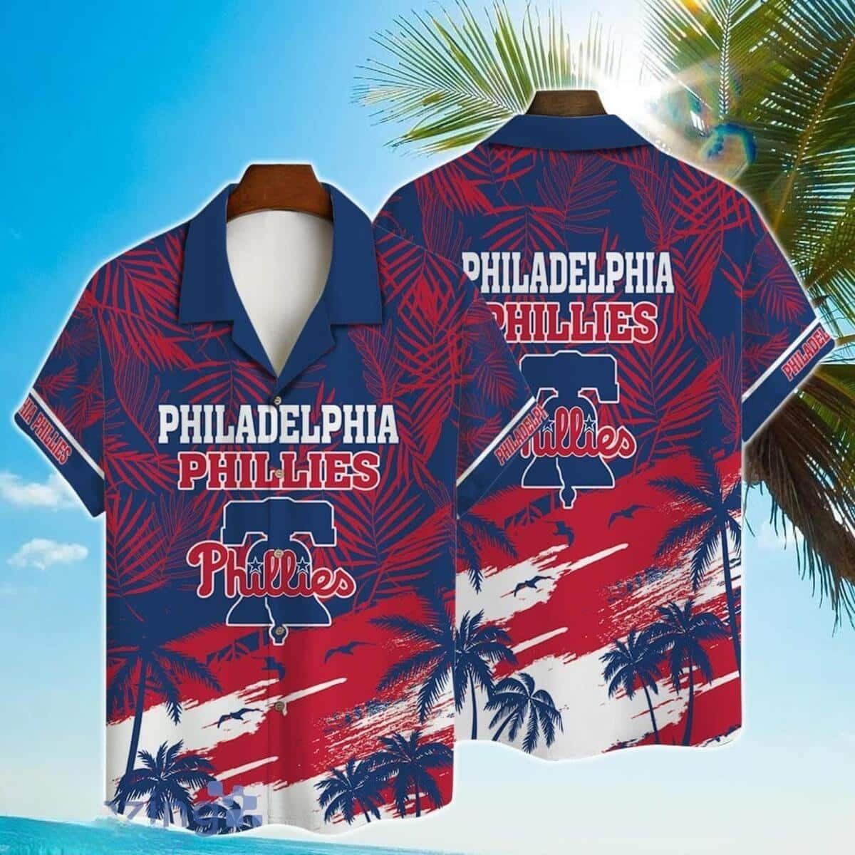 Stylish Aloha MLB Philadelphia Phillies Hawaiian Shirt Beautiful Tropical Forest Beach Gift For Dad