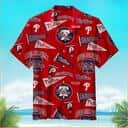 Unique Red Aloha MLB Philadelphia Phillies Hawaiian Shirt Triangle Pattern For Summer Lovers Unique Red Aloha MLB Philadelphia Phillies Hawaiian Shirt Triangle Pattern For Summer Lovers