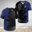 Pabst Blue Ribbon Baseball Jersey Metal Crack Gift For Beer Lovers