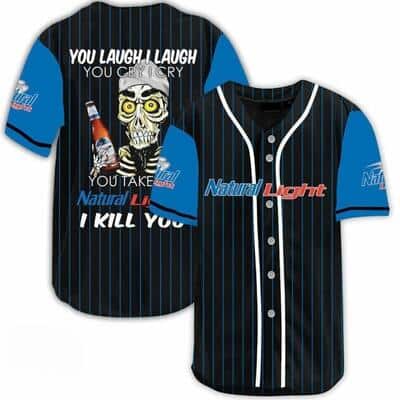 Laugh Cry Take My Natural Light Baseball Jersey Achmed Kill You Gift For Beer Lovers Laugh Cry Take My Natural Light Baseball Jersey Achmed Kill You Gift For Beer Lovers