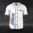 Basic White Natural Light Baseball Jersey Gift For Beer Drinkers Basic White Natural Light Baseball Jersey Gift For Beer Drinkers