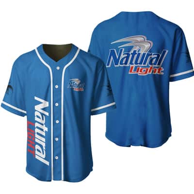 Blue Natural Light Baseball Jersey Gift For Beer Lovers Blue Natural Light Baseball Jersey Gift For Beer Lovers