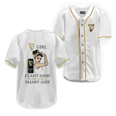 Guinness Beer Baseball Jersey Classy Sassy And A Bit Smart Assy Gift For Beer Lovers Guinness Beer Baseball Jersey Classy Sassy And A Bit Smart Assy Gift For Beer Lovers