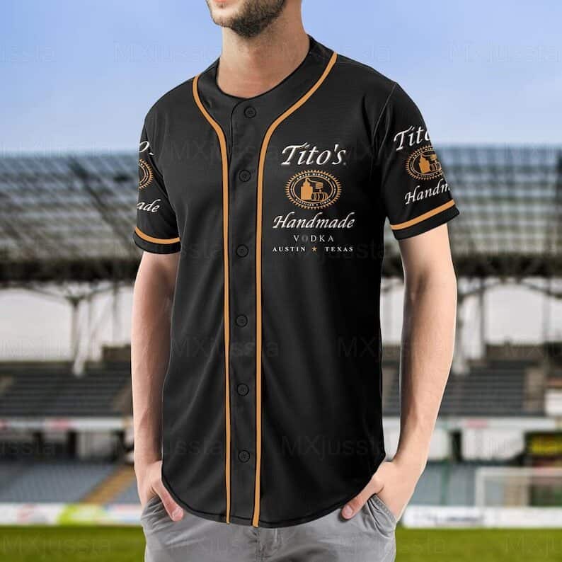 Tito's Baseball Jersey Vodka USA Flag Gift For Sporty Lovers Tito's Baseball Jersey Vodka USA Flag Gift For Sporty Lovers