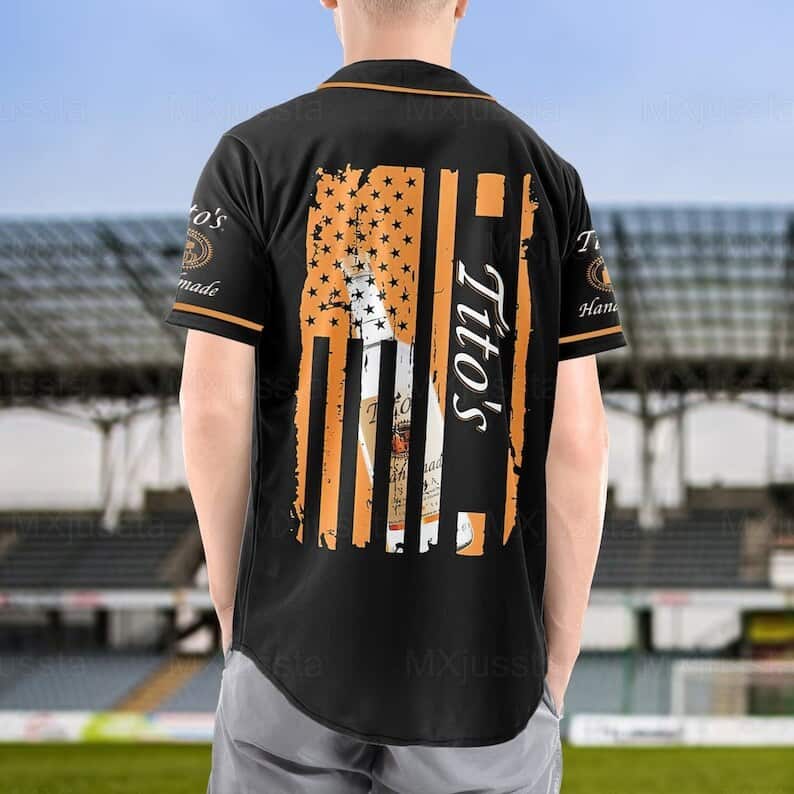 Tito's Baseball Jersey Vodka USA Flag Gift For Sporty Lovers Tito's Baseball Jersey Vodka USA Flag Gift For Sporty Lovers