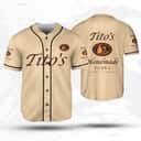 Tito’s Baseball Jersey Handmade Vodka Gift For Sporty Fans Tito’s Baseball Jersey Handmade Vodka Gift For Sporty Fans