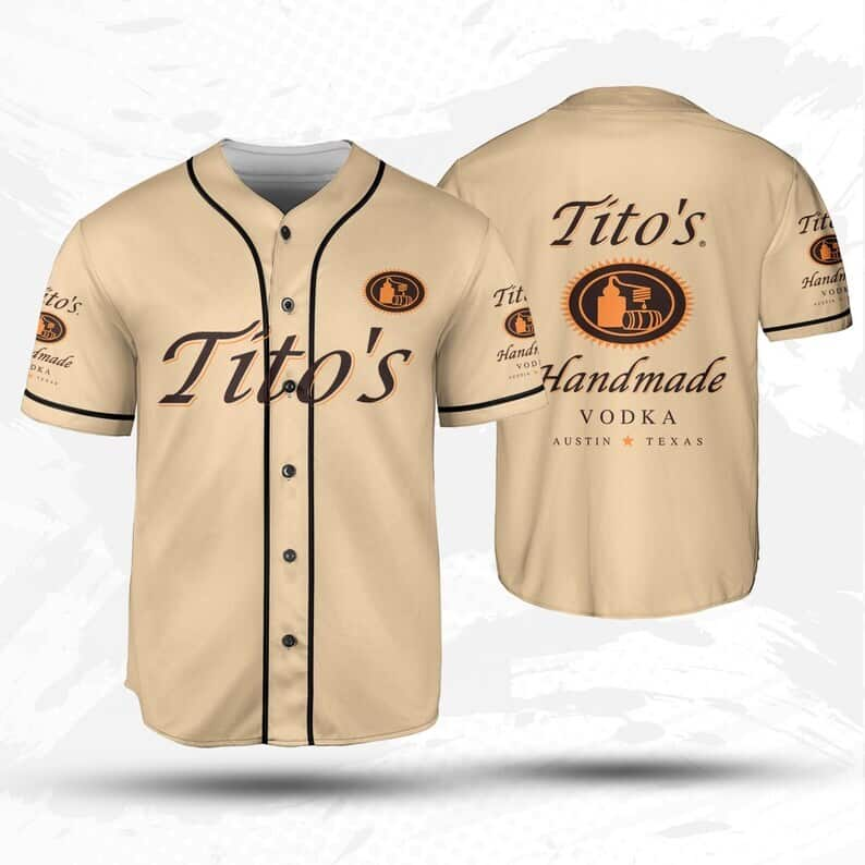 Tito’s Baseball Jersey Handmade Vodka Gift For Sporty Fans