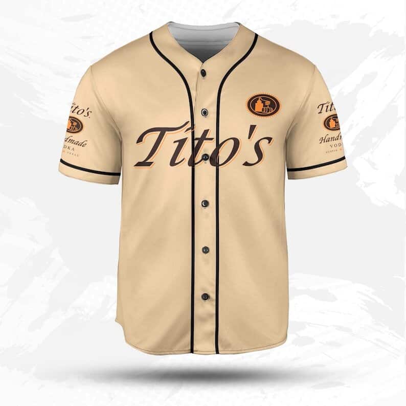 Tito’s Baseball Jersey Handmade Vodka Gift For Sporty Fans Tito’s Baseball Jersey Handmade Vodka Gift For Sporty Fans