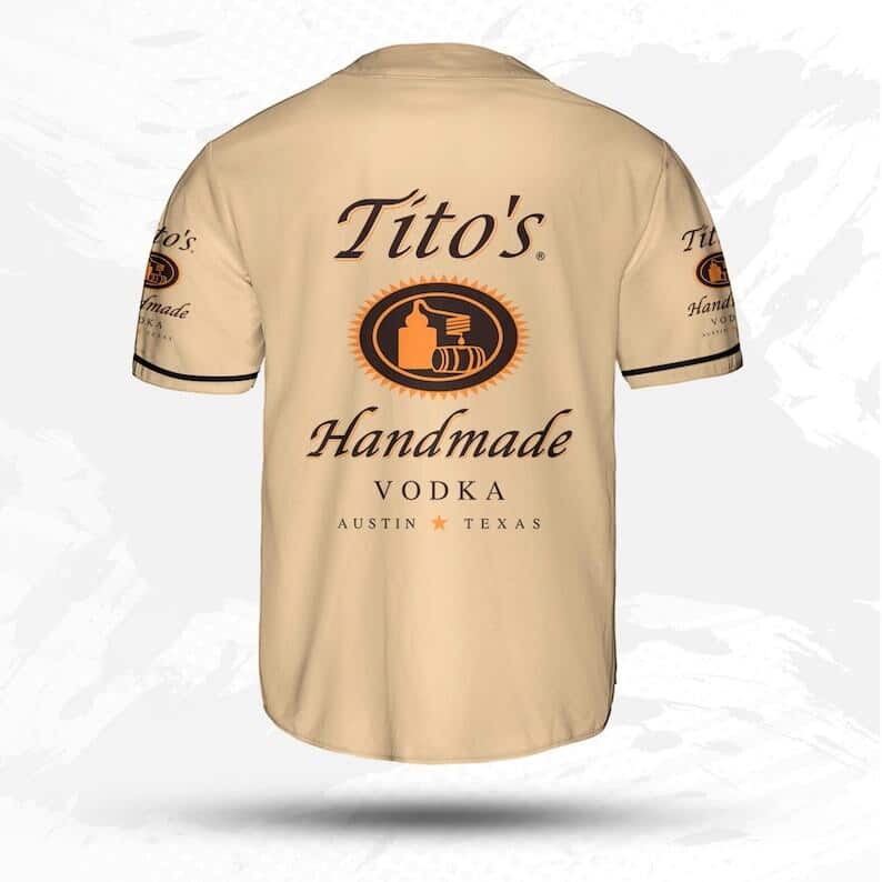 Tito’s Baseball Jersey Handmade Vodka Gift For Sporty Fans Tito’s Baseball Jersey Handmade Vodka Gift For Sporty Fans
