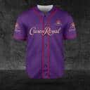 Purple Crown Royal Baseball Jersey Gift For Sporty Lovers