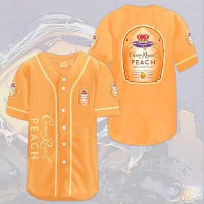 Crown Royal Baseball Jersey Peach Gift For Whisky Lovers Crown Royal Baseball Jersey Peach Gift For Whisky Lovers