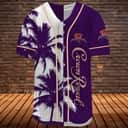 Purple And White Crown Royal Baseball Jersey Palm Trees Gift For Sport Lovers Purple And White Crown Royal Baseball Jersey Palm Trees Gift For Sport Lovers