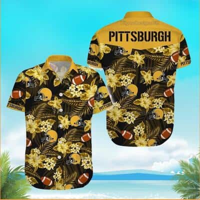 MLB Pittsburgh Pirates Hawaiian Shirt Hawaiian Hibiscus Plumeria Flowers And Tropical Leaves Pattern Unique Beach Lovers Gift