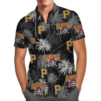 Trendy MLB Pittsburgh Pirates Hawaiian Shirt Tropical Palm Trees And Ropes Pattern Hawaiian Beach Lovers Gift Trendy MLB Pittsburgh Pirates Hawaiian Shirt Tropical Palm Trees And Ropes Pattern Hawaiian Beach Lovers Gift