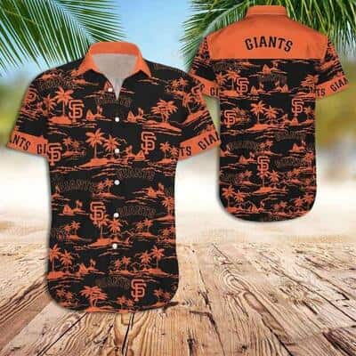 Black Aloha MLB San Francisco Giants Hawaiian Shirt Resort And Yatch Gift For Dad Black Aloha MLB San Francisco Giants Hawaiian Shirt Resort And Yatch Gift For Dad