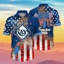 MLB Tampa Bay Rays Hawaiian Shirt US Flag 4th Of July Independence Day Unique Gift For Patriotic Spirit MLB Tampa Bay Rays Hawaiian Shirt US Flag 4th Of July Independence Day Unique Gift For Patriotic Spirit