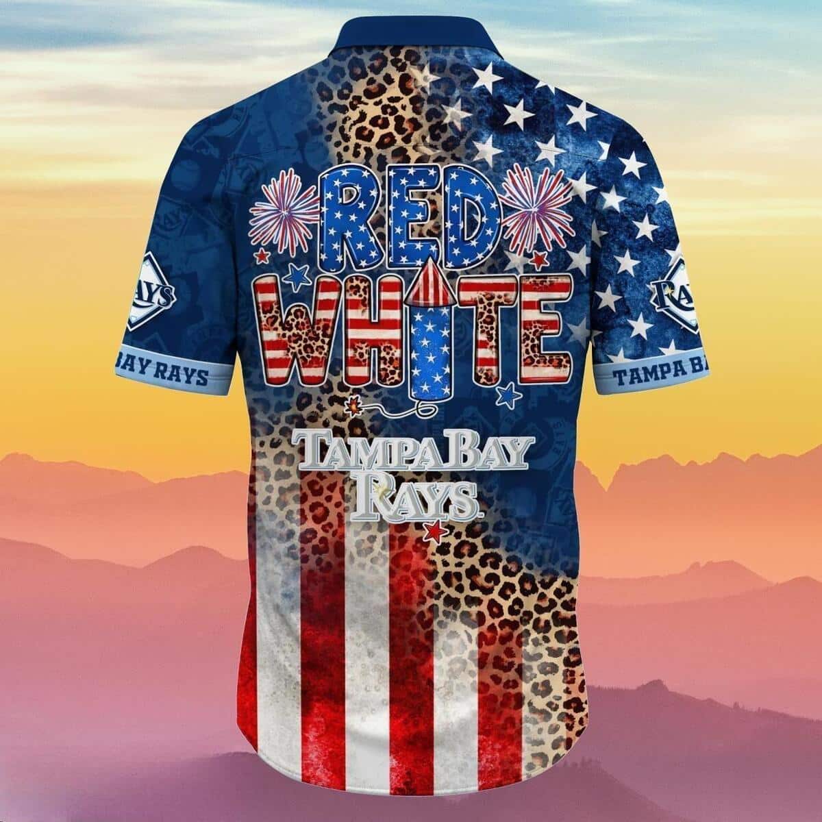 MLB Tampa Bay Rays Hawaiian Shirt US Flag 4th Of July Independence Day Unique Gift For Patriotic Spirit MLB Tampa Bay Rays Hawaiian Shirt US Flag 4th Of July Independence Day Unique Gift For Patriotic Spirit