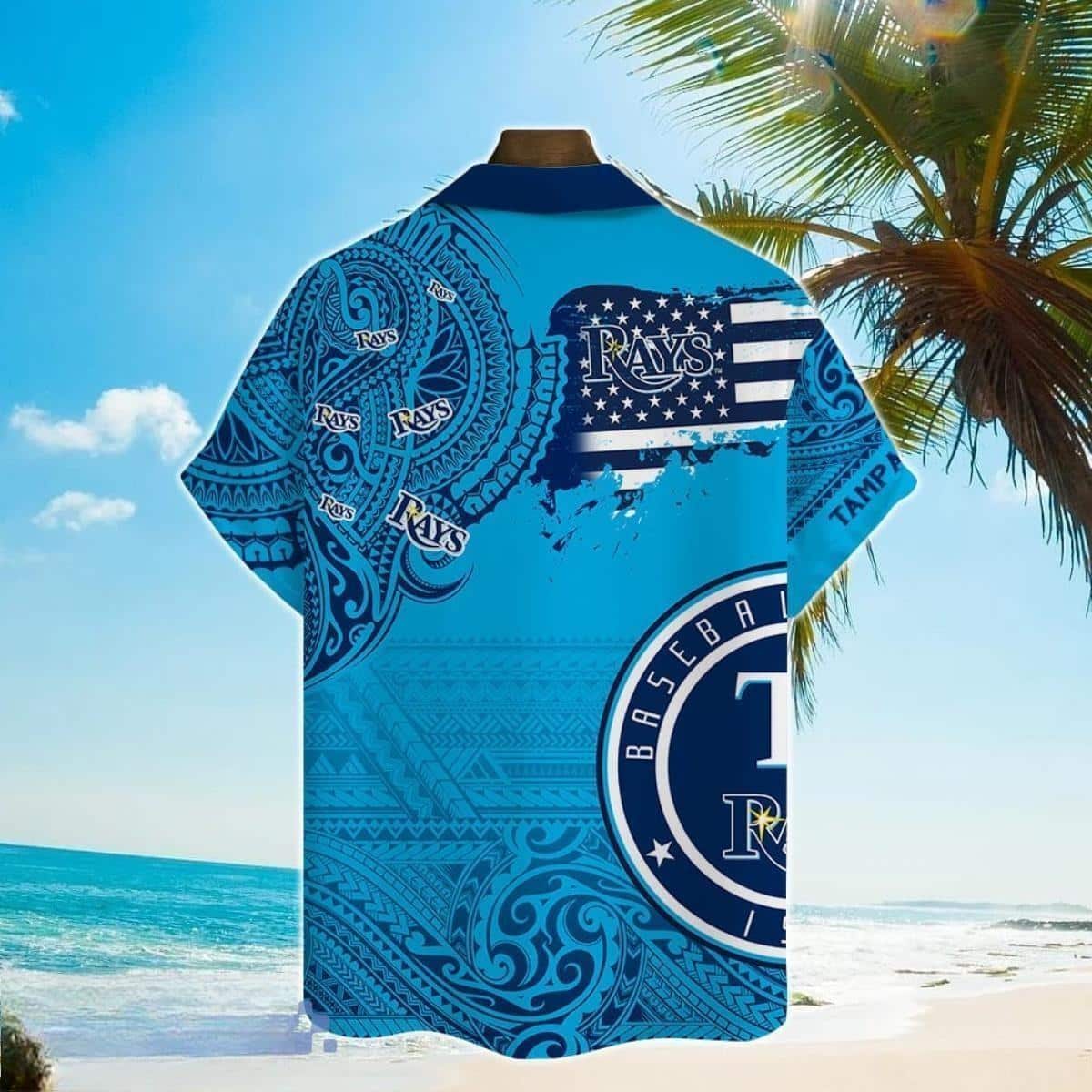 MLB Tampa Bay Rays Hawaiian Shirt Polynesian Pattern Summer Beach Gift For Lovers MLB Tampa Bay Rays Hawaiian Shirt Polynesian Pattern Summer Beach Gift For Lovers