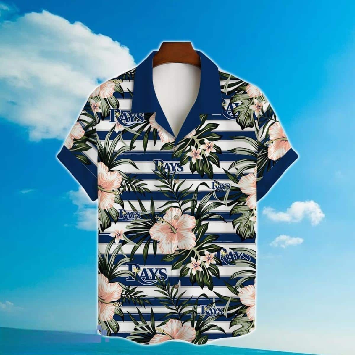 MLB Tampa Bay Rays Hawaiian Shirt Hibiscus Flowers Gift For Crazy Fans MLB Tampa Bay Rays Hawaiian Shirt Hibiscus Flowers Gift For Crazy Fans