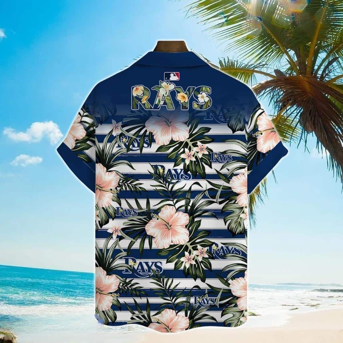 MLB Tampa Bay Rays Hawaiian Shirt Hibiscus Flowers Gift For Crazy Fans MLB Tampa Bay Rays Hawaiian Shirt Hibiscus Flowers Gift For Crazy Fans