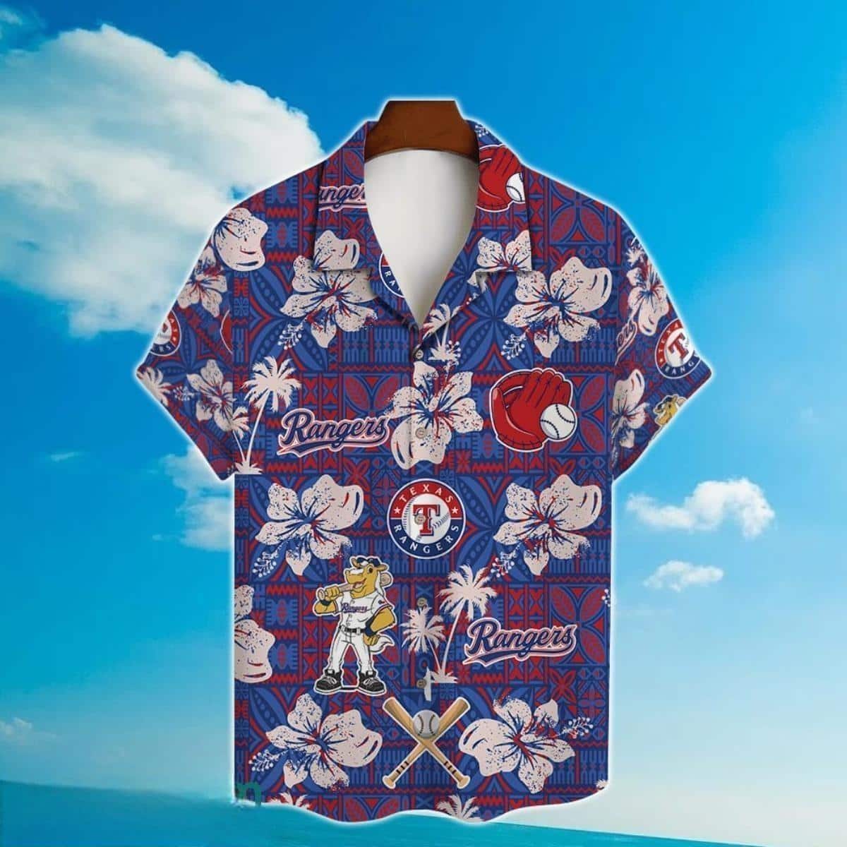 MLB Texas Rangers Hawaiian Shirt Vintage Aloha Hibiscus Flora Summer Gift MLB Texas Rangers Hawaiian Shirt Vintage Aloha Hibiscus Flora Summer Gift