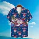MLB Texas Rangers Hawaiian Shirt Aloha Mascot Trendy Summer Vacation Gift MLB Texas Rangers Hawaiian Shirt Aloha Mascot Trendy Summer Vacation Gift