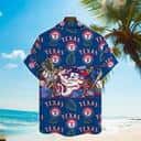 MLB Texas Rangers Hawaiian Shirt Aloha Mascot Trendy Summer Vacation Gift MLB Texas Rangers Hawaiian Shirt Aloha Mascot Trendy Summer Vacation Gift