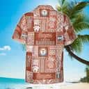 Vintage MLB Texas Rangers Hawaiian Shirt Aloha Symbol Practical Beach Gift