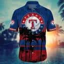MLB Texas Rangers Hawaiian Shirt Aloha Sunset Scenery Summer Gift