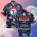 MLB Texas Rangers Hawaiian Shirt Stress Blessed Obsessed Summer Aloha Gift MLB Texas Rangers Hawaiian Shirt Stress Blessed Obsessed Summer Aloha Gift