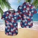 MLB Texas Rangers Hawaiian Shirt Tropical Floweret Summer Vacation Gift MLB Texas Rangers Hawaiian Shirt Tropical Floweret Summer Vacation Gift
