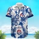 MLB Texas Rangers Hawaiian Shirt Tropical Landscape Summer Lovers Gift MLB Texas Rangers Hawaiian Shirt Tropical Landscape Summer Lovers Gift