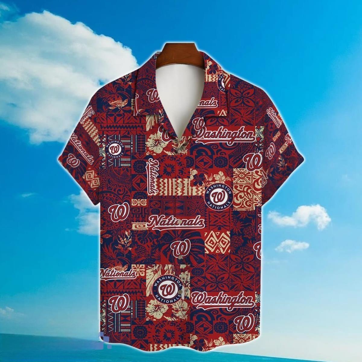 MLB Washington Nationals Hawaiian Shirt Aloha Logo Vintage Gift For Fans MLB Washington Nationals Hawaiian Shirt Aloha Logo Vintage Gift For Fans
