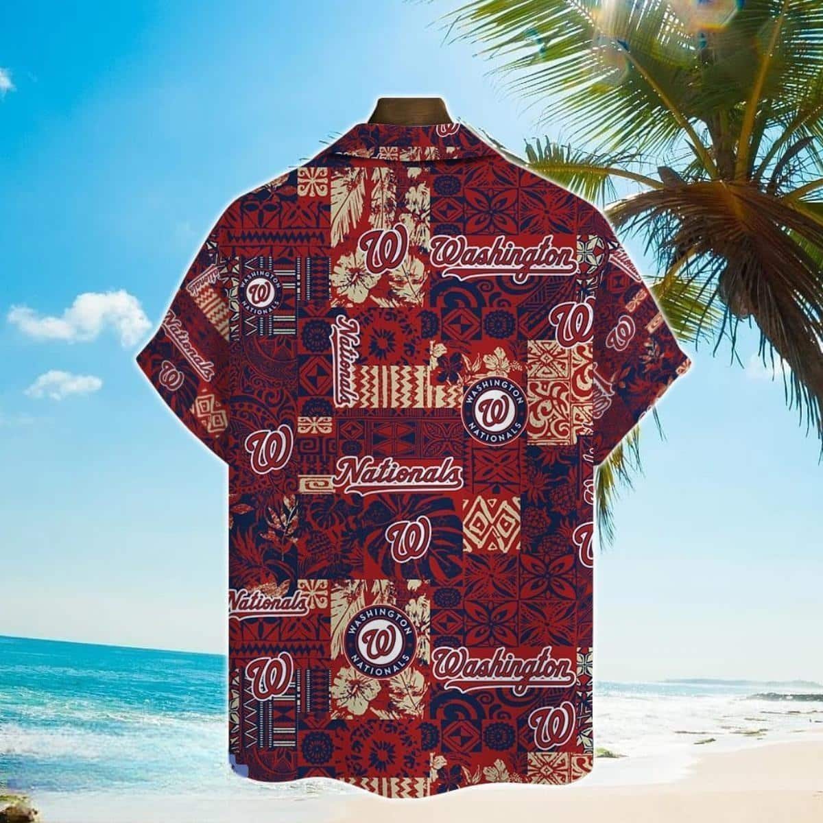 MLB Washington Nationals Hawaiian Shirt Aloha Logo Vintage Gift For Fans MLB Washington Nationals Hawaiian Shirt Aloha Logo Vintage Gift For Fans