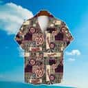 MLB Washington Nationals Hawaiian Shirt Aloha Logo Vintage Gift For Baseball Fans MLB Washington Nationals Hawaiian Shirt Aloha Logo Vintage Gift For Baseball Fans